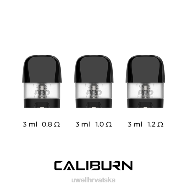 UWELL CALIBURN X zamjenske mahune | 2 pakiranja N4TP45 UWELL vape for sale Prazan uložak za mahune od 3 ml